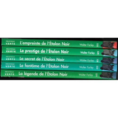 Lot De 5 Bibliothèque Verte - L'étalon Noir on Productcaster.