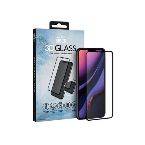 Iphone 11 / Xr Eiger Clear 3d Verre Incurvé Transparent Noir on Productcaster.