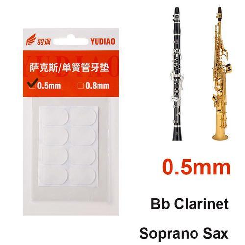 0,5 Mm Transparent S - Coussinet Buccal De Saxophone Confortable, C... on Productcaster.