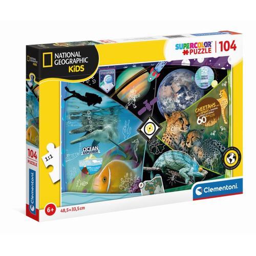 Puzzle Enfant National Geographic Kids 104 Pièces - Explorers In Tr... on Productcaster.