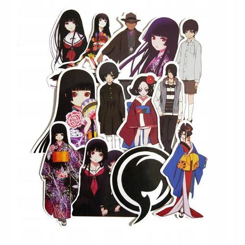 Autocollants Japonais Hell Girl, 200 Pi¿¿Ces, Cal,Aesthetic Couleur... on Productcaster.