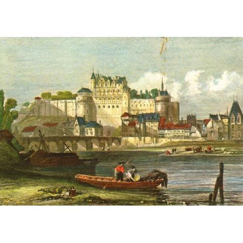 Amboise Les Châteaux Autrefois- Gravure Du 19° on Productcaster.