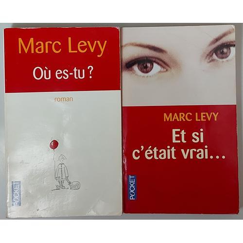 Lot 2 Livres Format Poche De Marc Levy : Où Es-Tu ? +Et Si C'était ... on Productcaster.