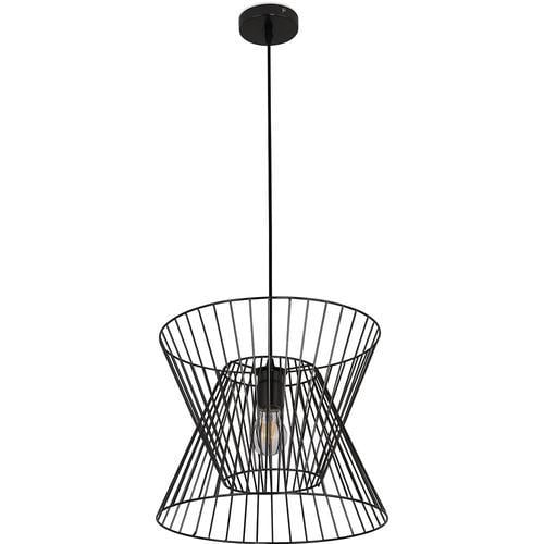 Plafonnier Rétro - Suspension Design - Lena Noir on Productcaster.