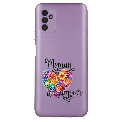 Coque Tpu Effet Metallique Violet Pour Galaxy A14 4g Et A14 5g Mama... on Productcaster.