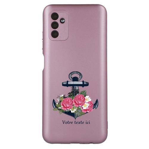 Coque Tpu Effet Metallique Rose Pour Galaxy A14 4g Et A14 5g Ancre ... on Productcaster.