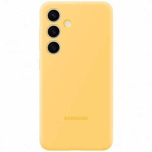 Samsung Original Coque En Silicone Galaxy S24 Yellow on Productcaster.