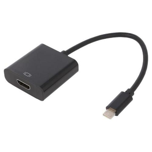 Adaptateur USB 3.1 HDMI femelle vers USB C male 0.15m noir on Productcaster.