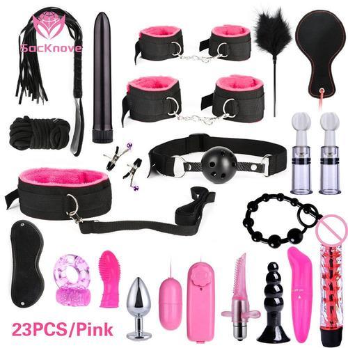 Sacknove 23pcs Kit Produits Fétichistes Chinois Juguetes Sexuales R... on Productcaster.