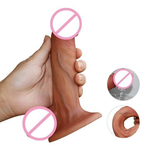 En Vente M Vraie Peau Se Sentant Doux Gode Vibrateur Pour Les Femme... on Productcaster.