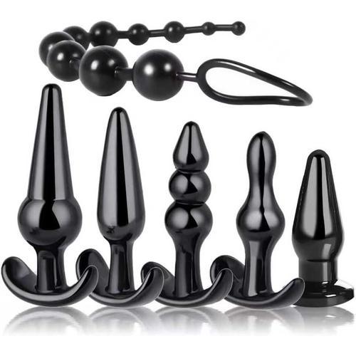 Silicone Anal Plug 5 Pcs Set Anal Perle Masturbateur Multi-Taille S... on Productcaster.