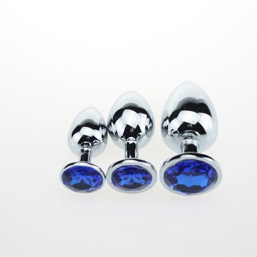 Bouchon Anal En Métal Cristal Pour Homme, 3 Tailles, Masseur De Pro... on Productcaster.