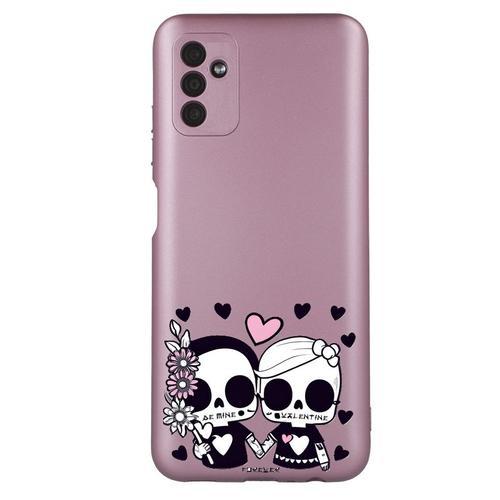 Coque Tpu Effet Metallique Rose Pour Galaxy A54 5g Skull Tete De Mo... on Productcaster.