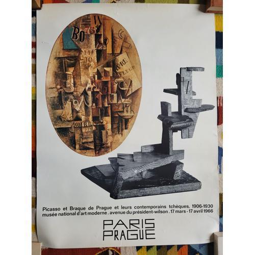 Affiche De L'exposition Picasso Et Braque De Prague Et Leurs Contem... on Productcaster.