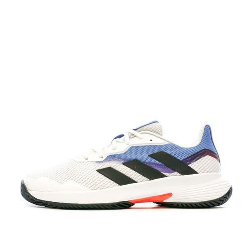 Chaussures De Tennis Blanches Homme Adidas Court Jam Control - 44 on Productcaster.