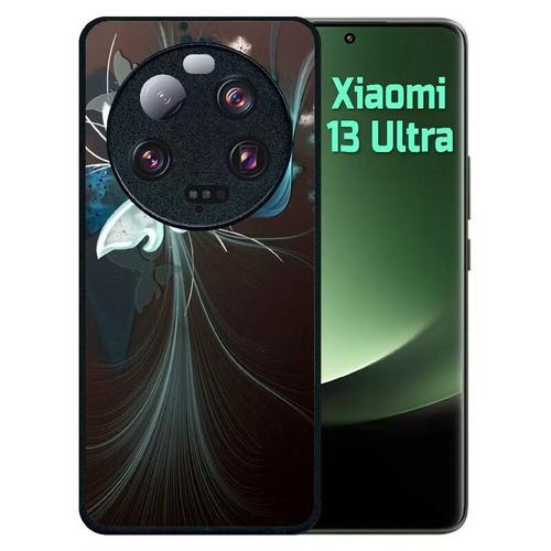 Coque Pour Redmi 13 Ultra - Butterfly Vector Art - Silicone - Noir on Productcaster.