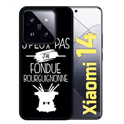 Coque Pour Redmi 14 - J Peux Pas J Ai Fondue Bourguignonne 2 - Sili... on Productcaster.