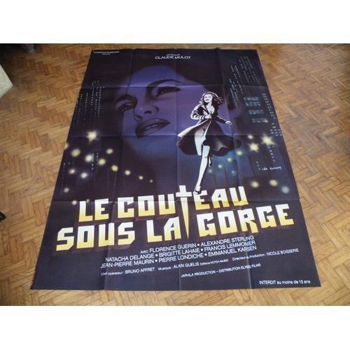 Le Couteau Sous La George *** Affiche Cinema 120 X 160 Cm on Productcaster.