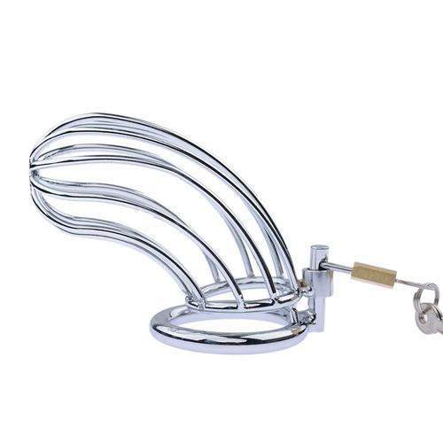 Ceinture De Chasteté En Acier Inoxydable Cock Cage Penis Lock Pour ... on Productcaster.