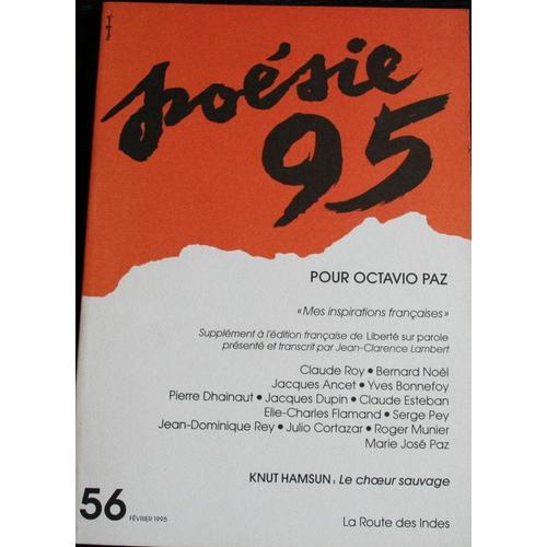 Poesie 95 (Pierre Seghers Fondateur) N° 56 : Pour Octavio Paz / Cl... on Productcaster.