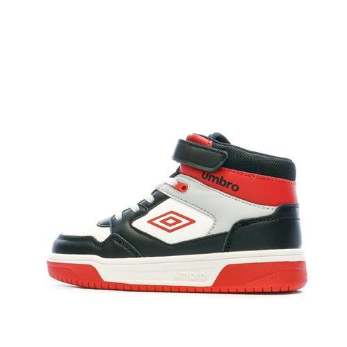 Baskets Noires/Rouges/Blanches Garçon Rouge Umbro Olly Vlc - 33 on Productcaster.