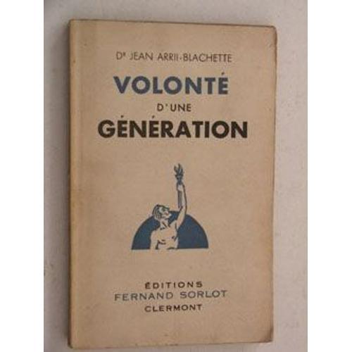 Volonté D Une Génération on Productcaster.