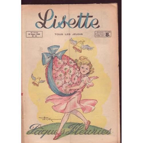 Lisette ( 28e Année - 28 Mars 1948 ) N° 13 : " Pâques Fleuries " on Productcaster.