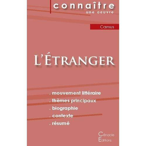 L'etranger - Fiche De Lecture on Productcaster.