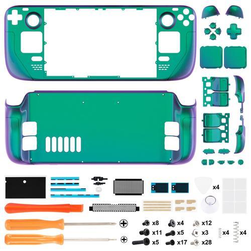 Caméléon Vert - Coque De Remplacement Pour Écran Lcd Steam Deck, Pl... on Productcaster.