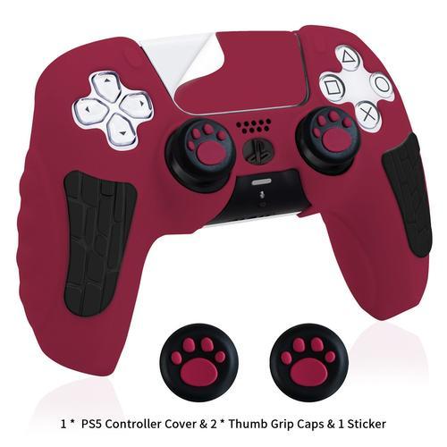 Vin Rouge - Étui De Protection En Silicone Souple Pour Manette Play... on Productcaster.