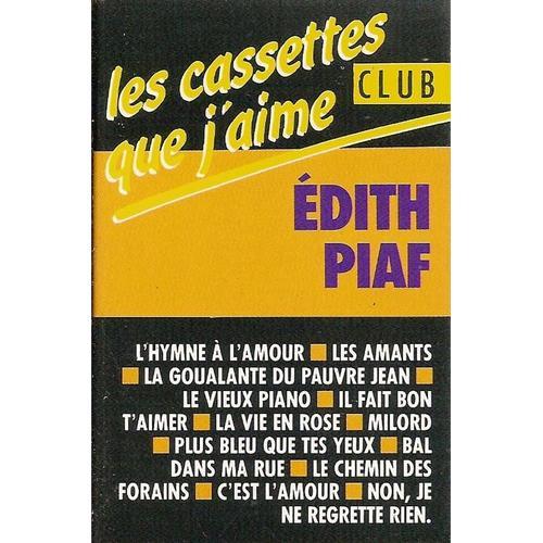 Edith Piaf K7 Audio "Collection : Les Cassettes Que J'aime - Club" ... on Productcaster.