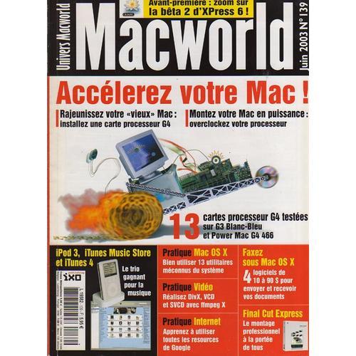 Univers Macworld N° 139 : Accélerez Votre Mac!/ Rajeunissez Votre ... on Productcaster.