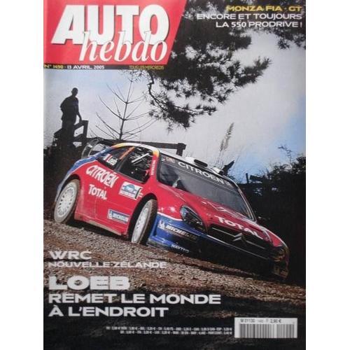 Auto Hebdo N° 1490 : Wrc Nouvelle-Zelande : Loeb Remet Le Monde À ... on Productcaster.