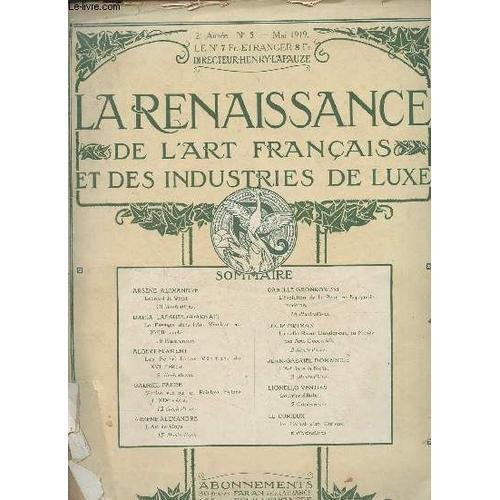 La Renaissance De L Art Français Et Des Industries De Luxe - 2e Ann... on Productcaster.