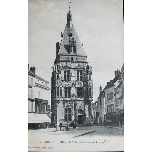 Carte Postale : Dreux, L'hôtel De Ville on Productcaster.