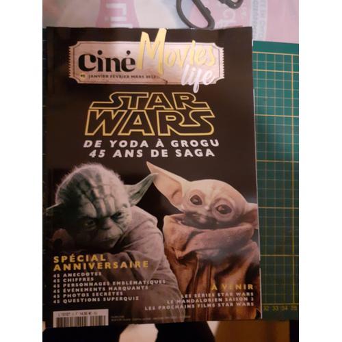 Ciné Movies Life N° 5, Star Wars, De Yoda À Grogu, 45 Ans De Saga. on Productcaster.