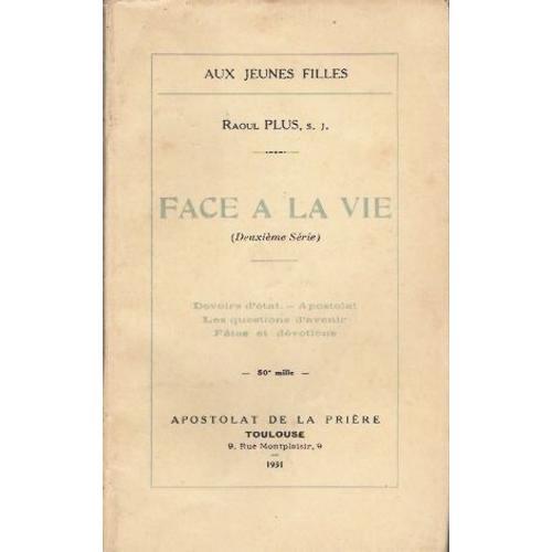 Face À La Vie (Aux Jeunes Filles) on Productcaster.