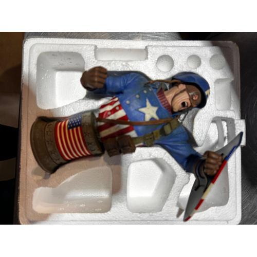 Ultra Rare Diamond Select Marvel Ww2 Captain America Ultimate Bust on Productcaster.