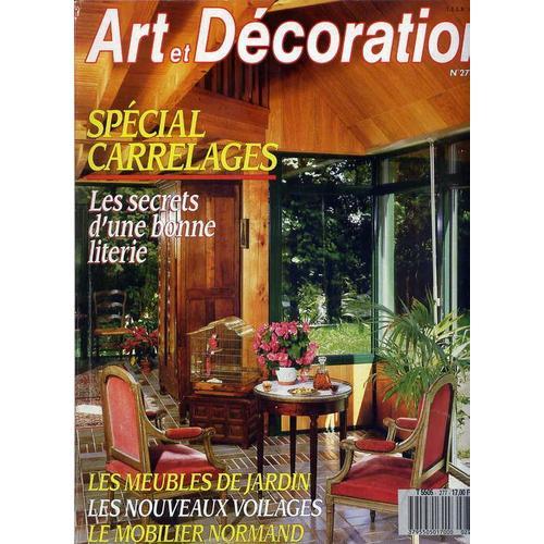 Art Et Décoration N° 277 : Spécial Carrelage, Les Meubles De Jardi... on Productcaster.