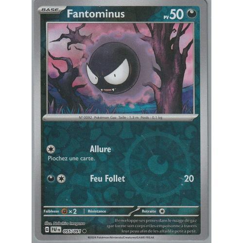 Carte Pokémon - Fantominus - 055/091 - Reverse - Ev4,5 Destinées De... on Productcaster.