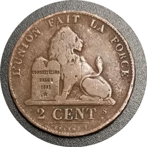 Monnaie Belgique - 1862 - 2 Centimes - Léopold I on Productcaster.