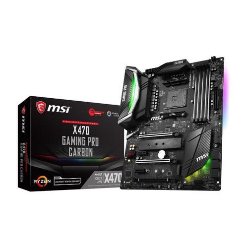 MSI PERFORMANCE GAMING X470 GAMING PRO CARBON AM4 AMD X470 SATA 6 G... (Reconditionné) on Productcaster.