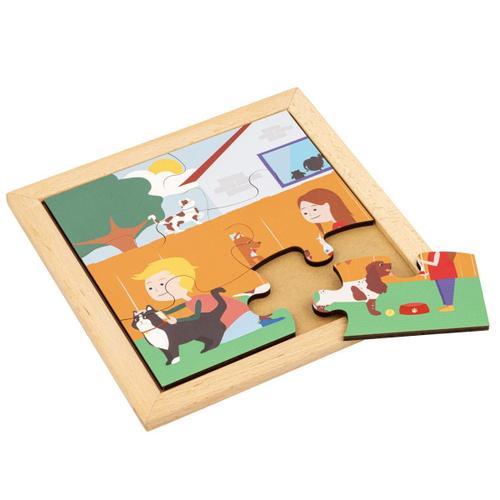 Puzzle En Bois - Puzzle Pour Tout-Petit - Dans Le Jardin - Jeu Mont... on Productcaster.