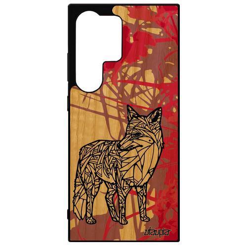 Coque Silicone Samsung S24 Ultra Bois Renard Nature Rose Dessin De ... on Productcaster.