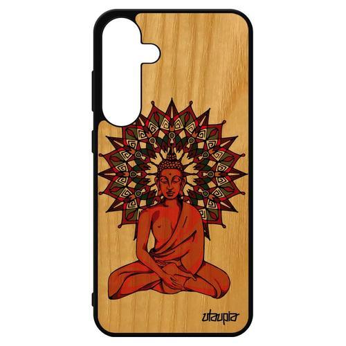 Coque Bois Galaxy S24+ Plus Silicone Bouddha Sm-S926n Rigide Pochoi... on Productcaster.