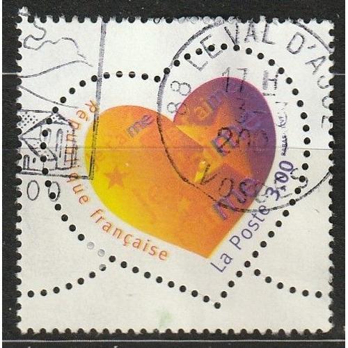 Saint Valentin Coeur "Je T'aime" 1999 Oblitéré N° 3218 on Productcaster.