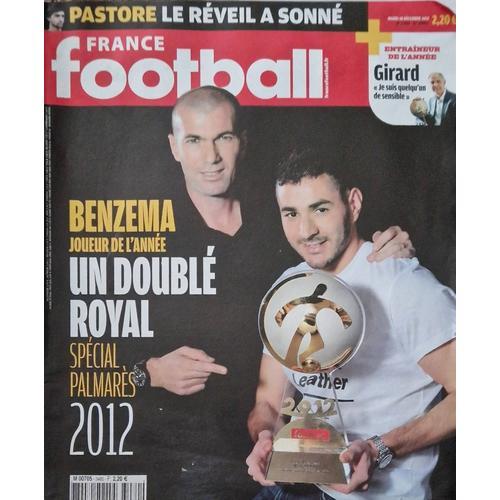 France Football 3480 - Palmarès 2012 Benzema Joueur De L'année on Productcaster.