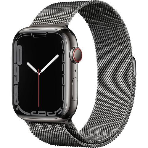 Apple Watch Series 7 45 Mm Gps + Cellular Acier Inoxydable on Productcaster.