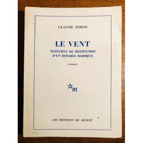 Le Vent By Claude Simon (1957-06-01) on Productcaster.