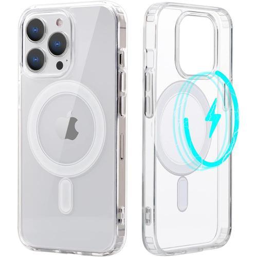 Coque Pour Iphone 15 Pro Compatible Magsafe Transparent on Productcaster.